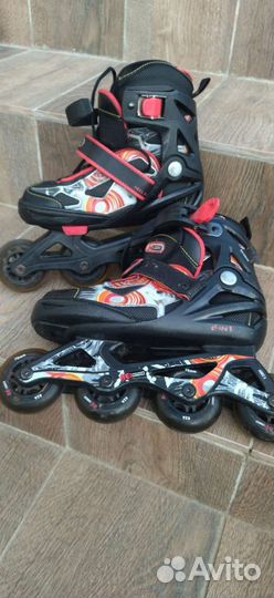 Роликовые коньки детские раздвижные
