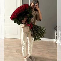 Розы Эквадор Гиганты 35 шт