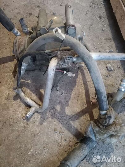 Компрессор и радиатор нива