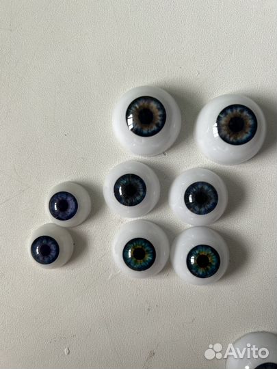 Глаза акриловые для кукол 22, 20, 16