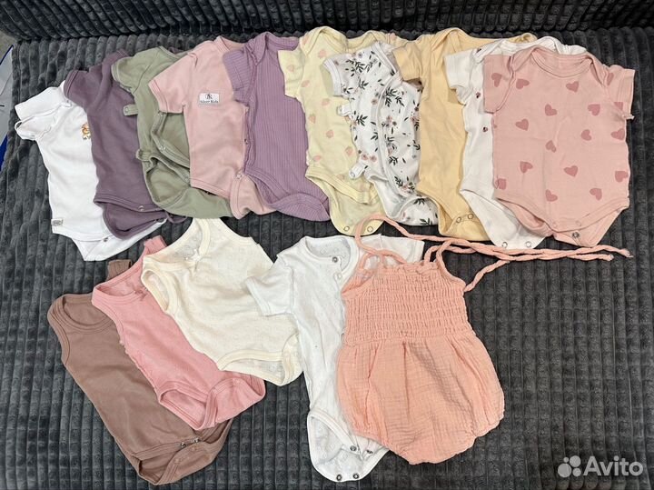 Детские вещи пакетом на девочку 56 62