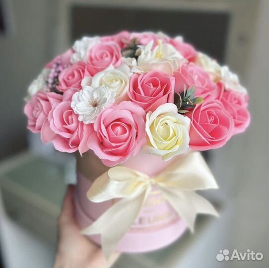 Мыльные розы букеты