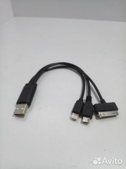 Кабель USB на Lightning, microUSB и разъем на iPho