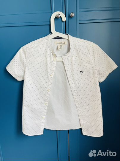 Рубашка hm 7-8 лет 128-134