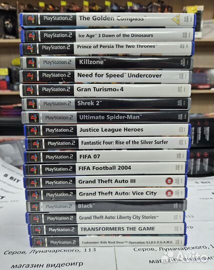 Игры для Sony PS2 лицензия