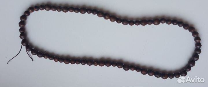 Бусы деревянные