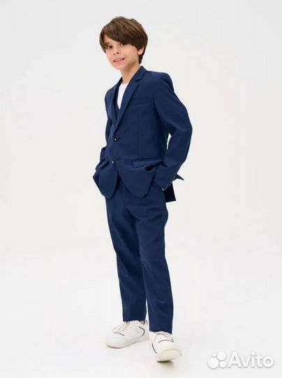 Школьный костюм для мальчика 122 128 синий