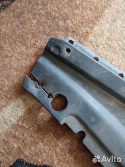 Накладка на бампер хендай Солярис 2014-2016 год