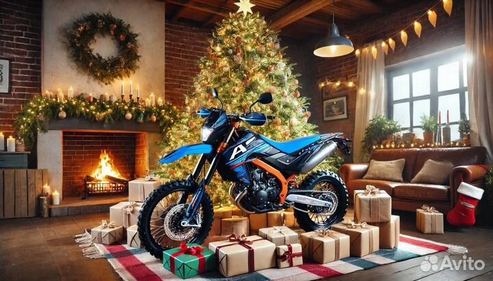 Мотоцикл Enduro 250 EFI Exc black blue