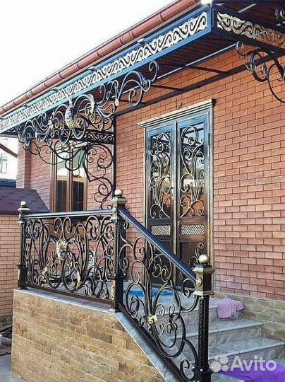 Кованые козырьки