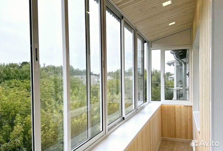 Остекление балконов и лоджий окна пвх