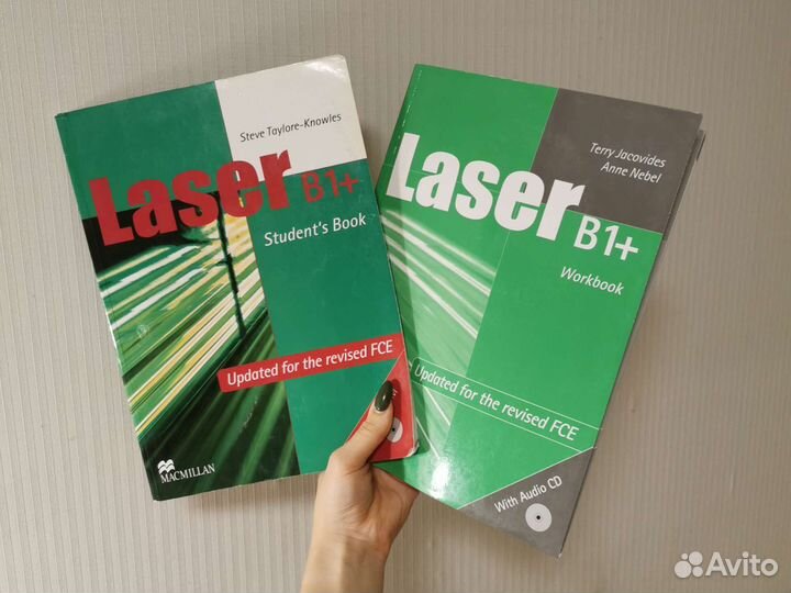 Учебник и тетрадь по английскому языку Laser B1+