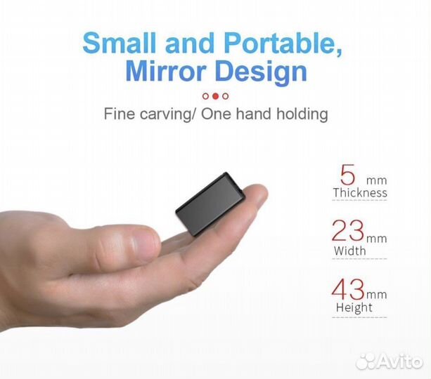 Мини диктофон активация по голосу 100 часов