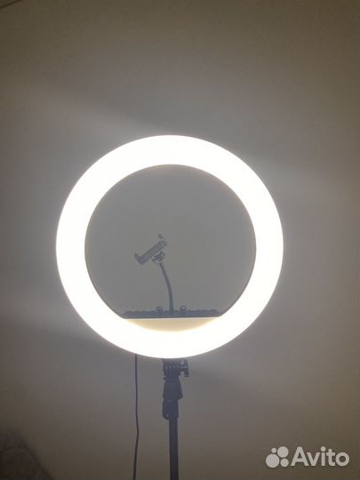 Кольцевая лампа 45см со штативом