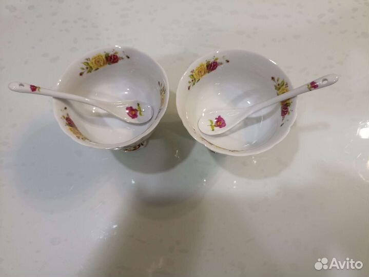 Креманки с ложечками