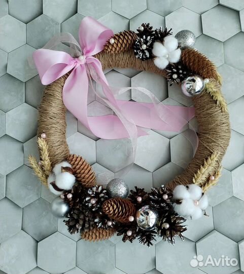 Новогодний рождественский венок
