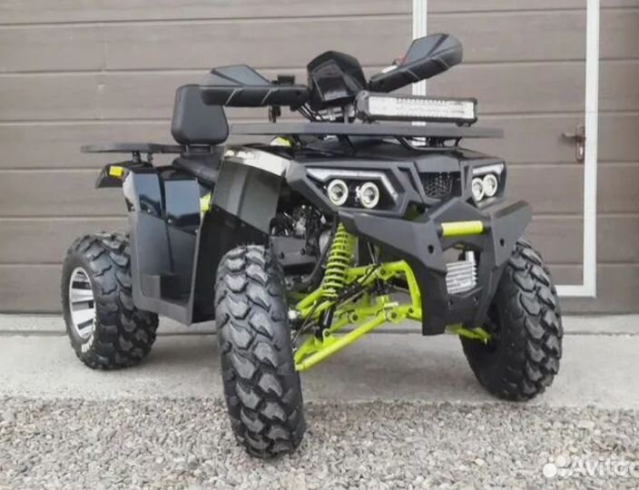 Квадроцикл Motoland Wild Track 200PRO черно-желтый