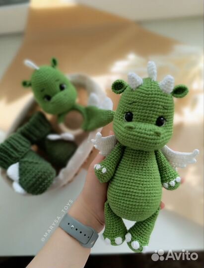 Набор для новорожденного, игрушки вяанные