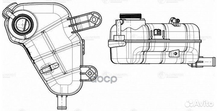 Бачок расширительный LET0582 luzar