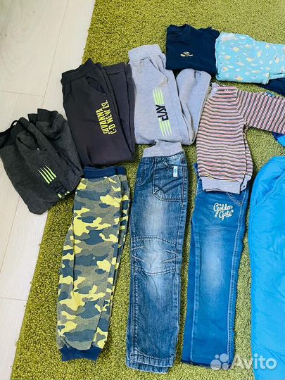 Тёплые вещи на мальчика пакетом, 92-110 2,3,4,5