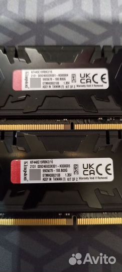 Оперативная память DDR 4 Kingston 16GB