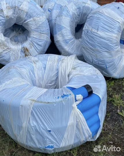 Воздуховод двухслойный d90 мм, антибактериальный