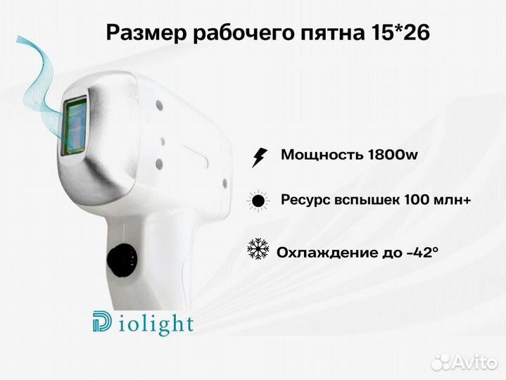 Диодный лазер diolight UltraOne 1800в, рассрочка