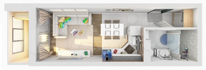 Квартира-студия, 27,5 м², 9/25 эт.