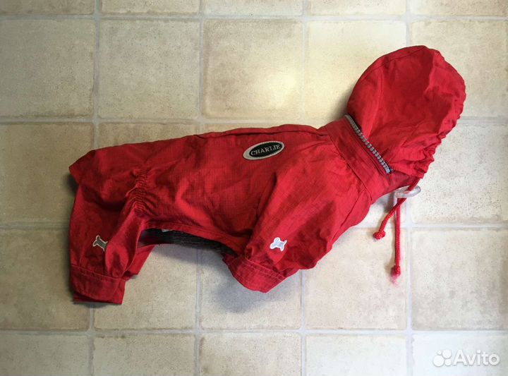 Комбинезон-дождевик для маленького тоя/йорка