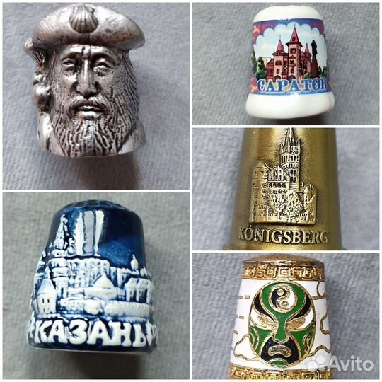 Коллекционный напёрстки сувенир из разных стран