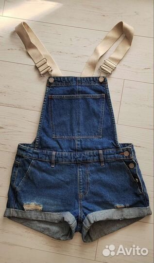 Комбинезон джинсовый женский летний Pull&bear