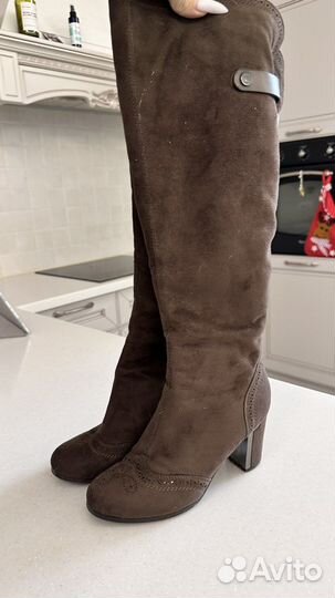 Сапоги замшевые39/40