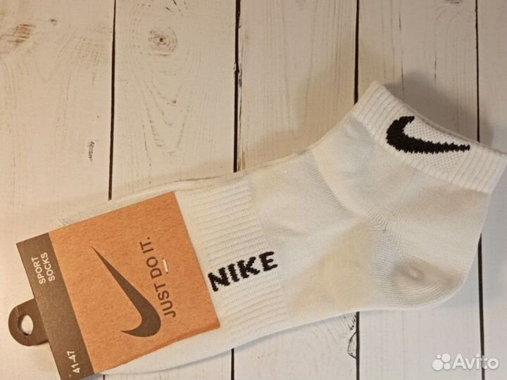 Короткие носки Nike белые