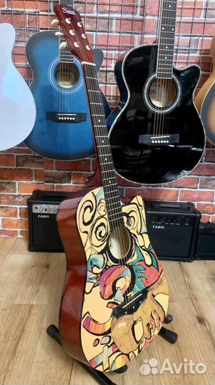 Гитара для начинающих + ремень