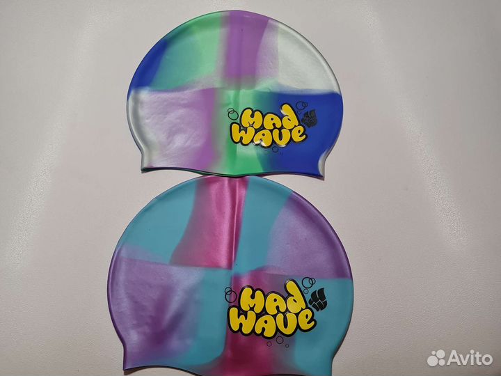 Шапочка для плавания mad wave