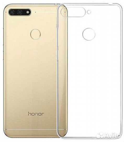 Чехол силиконовый для Huawei Honor 7C