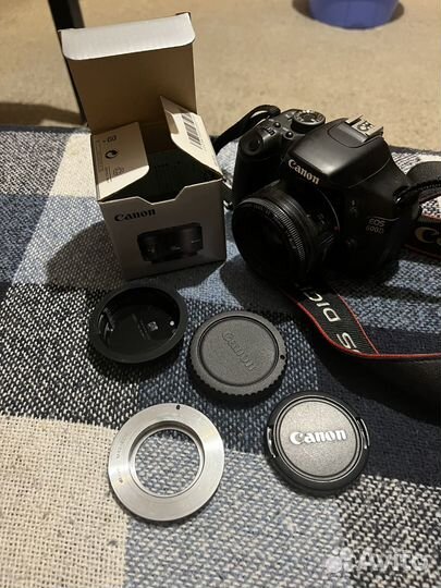 Зеркальный фотоаппарат canon 600d+ wi-fi SD 16gb