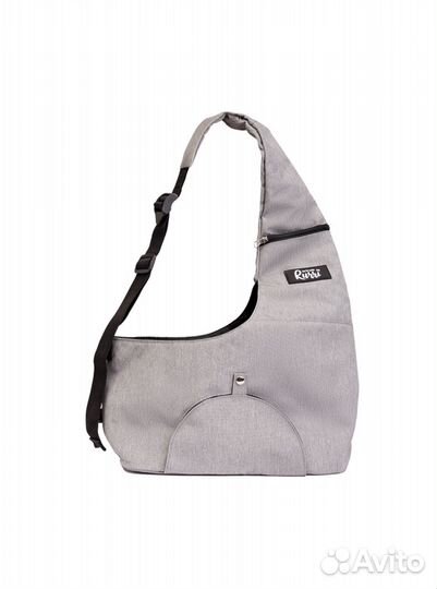 Слинг для переноски кошек и собак, серый