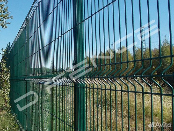 Забор 3D сетка, 3Д панель 2,7х1,47 м, д.3 мм