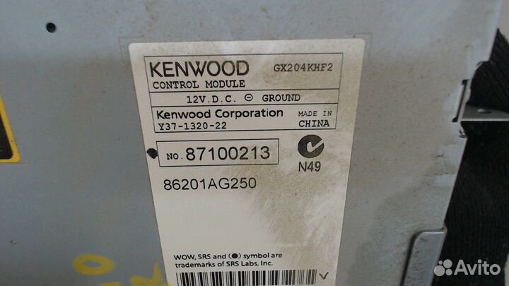 Магнитола Subaru Legacy (B13), 2008