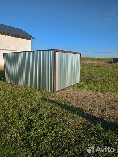 Гараж металлический хозблок