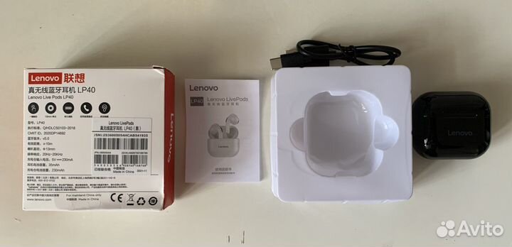 Беспроводные наушники Lenovo LP40