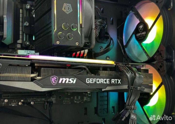 Новый мощный игровой пк на I9-10910 RTX 3070TI-8Gb