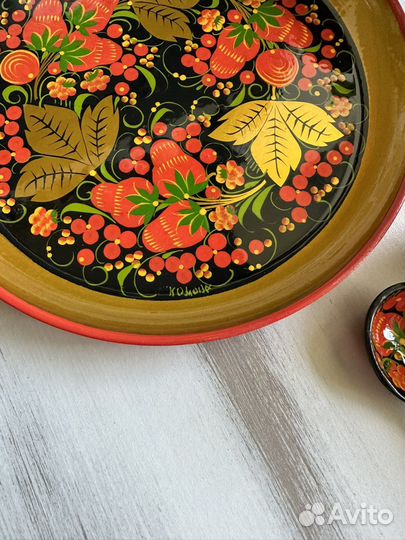 Новый Набор посуды хохлома