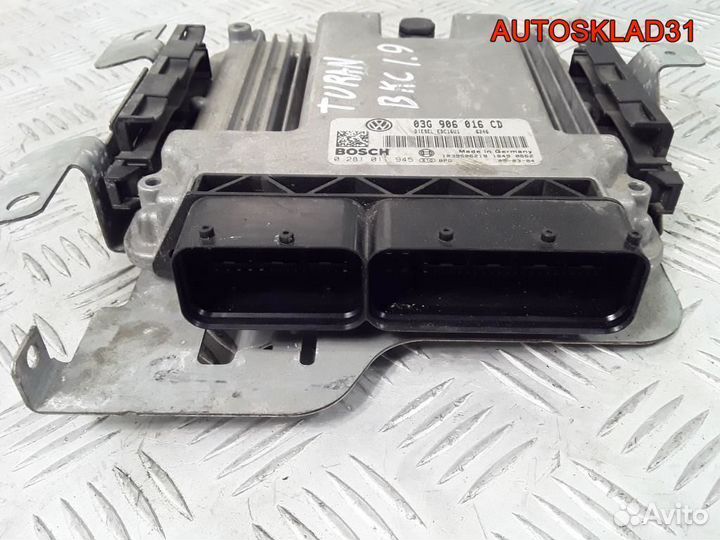 Блок эбу Volkswagen Touran 1,9 BKC 03G906016CD
