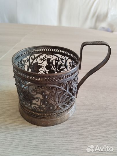 Подстаканник мельхиор СССР