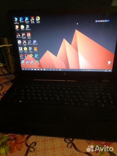 HP четырехядерный ноутбук