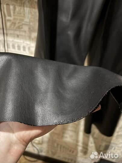 Кожаные брюки женские zara