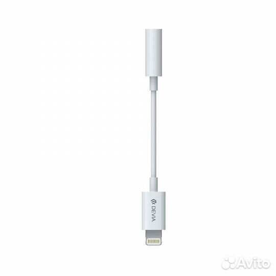 Адаптер Devia Smart Lightning - 3.5мм - White