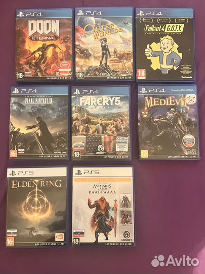 Диски игры для ps4 и ps5